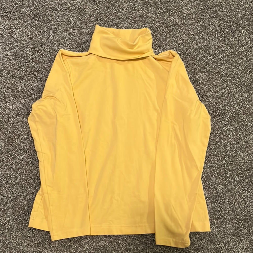 Brand new yellow turtle neck sweater